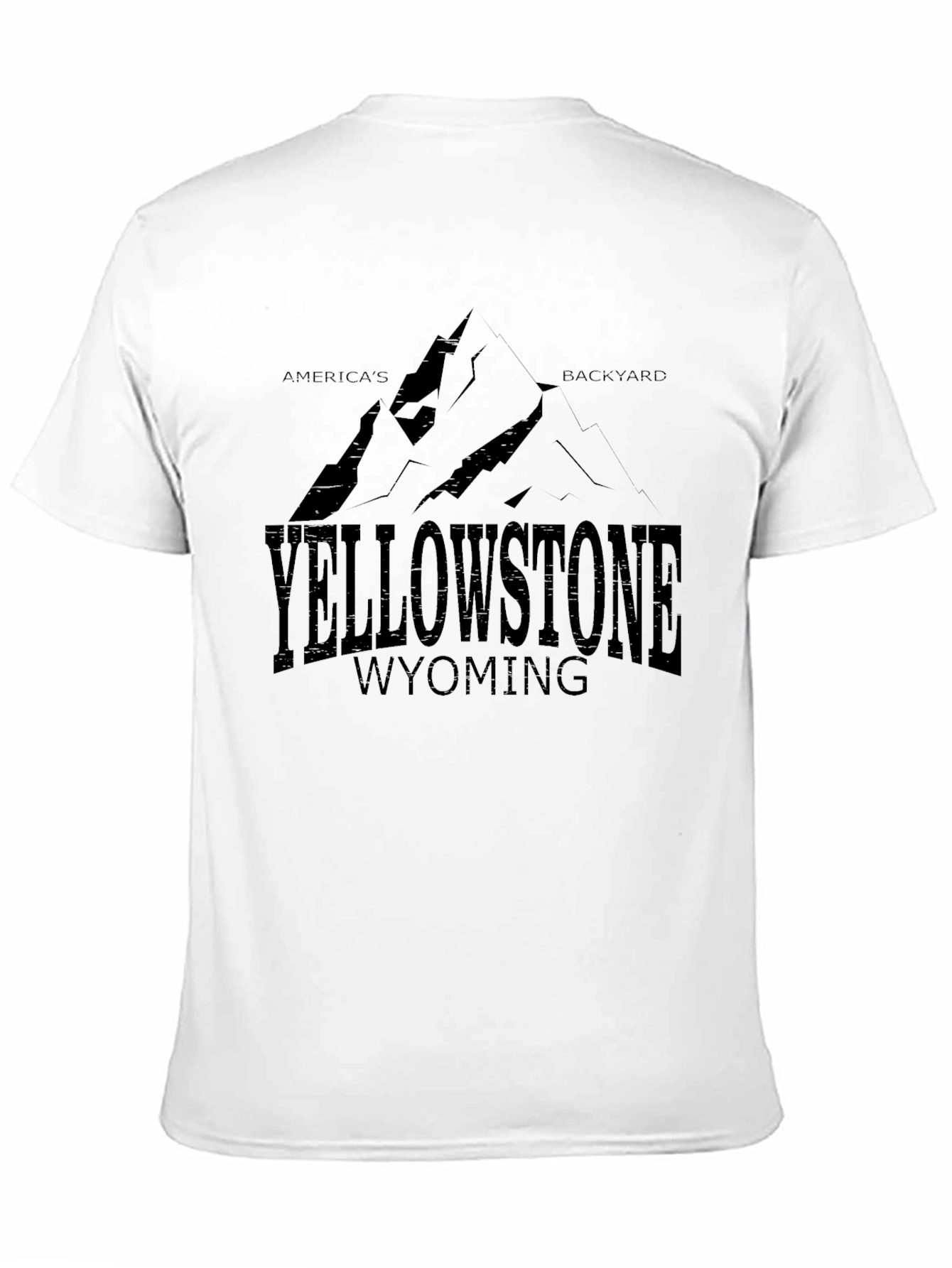 Yellowstone Wyoming Graphic Tee - Americas Backyard T-Shirt