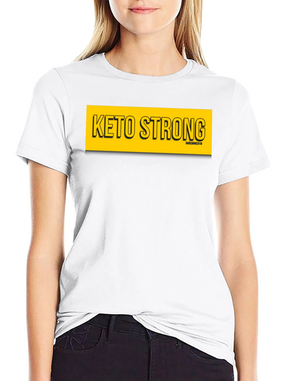 Keto Strong Black Graphic Tee