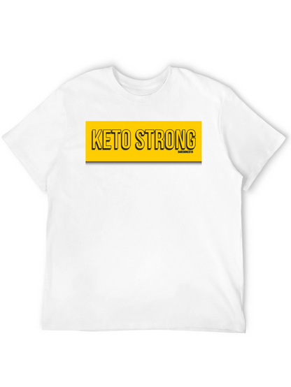 Keto Strong Black Graphic Tee