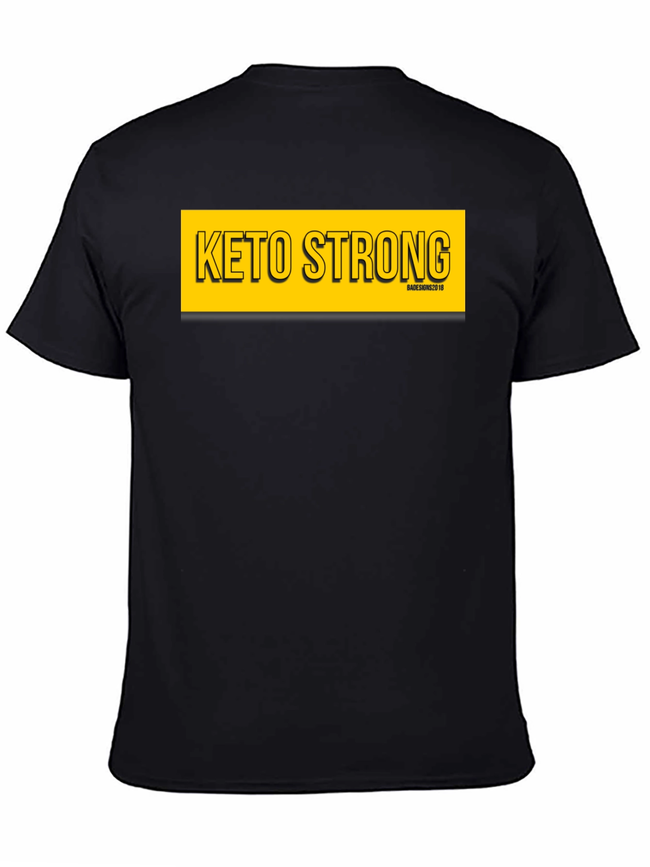 Keto Strong Black Graphic Tee