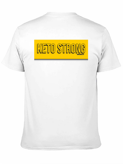 Keto Strong Black Graphic Tee