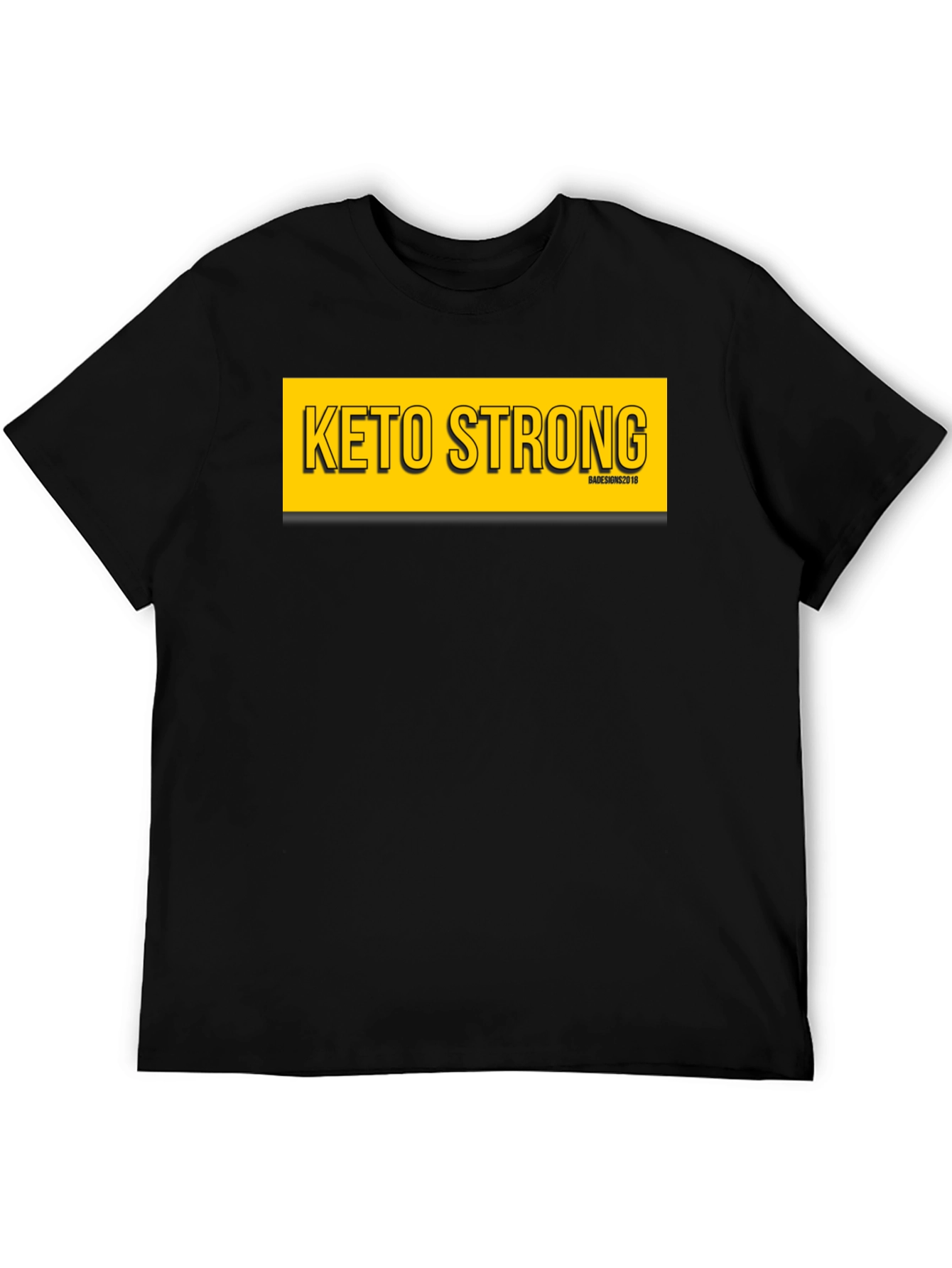 Keto Strong Black Graphic Tee