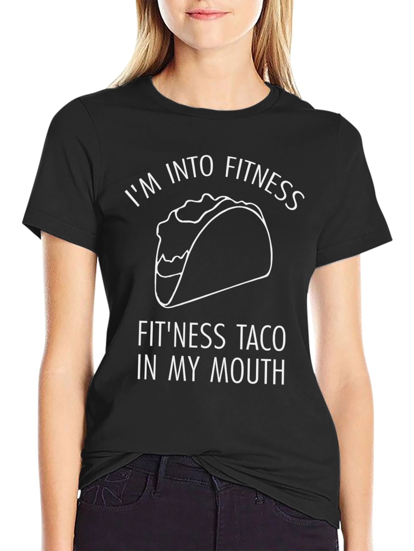Im Into Fitness Fitness Taco Graphic T-Shirt