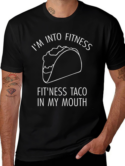 Im Into Fitness Fitness Taco Graphic T-Shirt