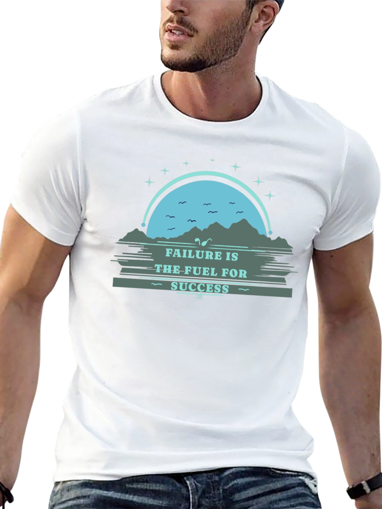 Motivational Tee: Failure is Fuel for Success
