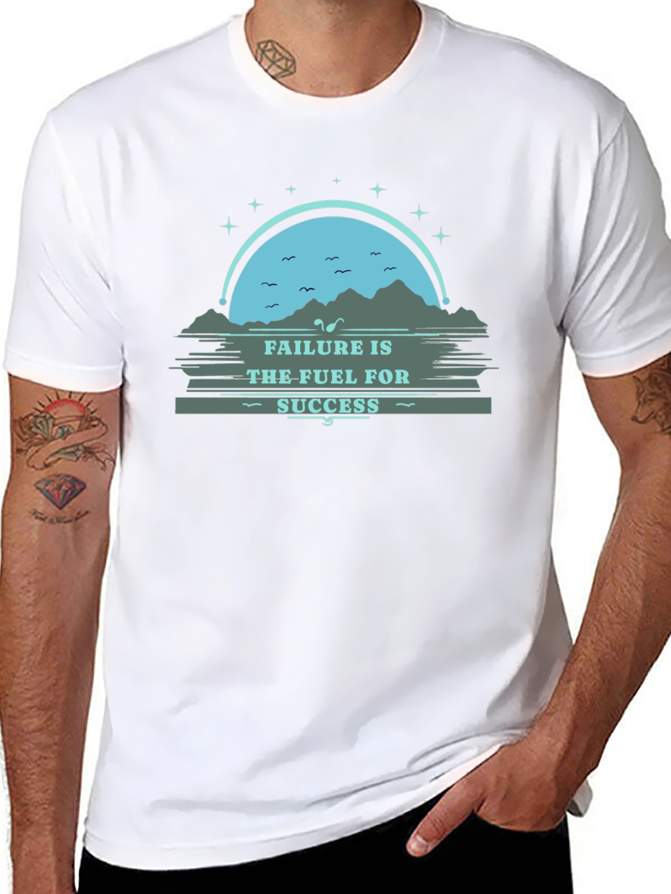 Motivational Tee: Failure is Fuel for Success