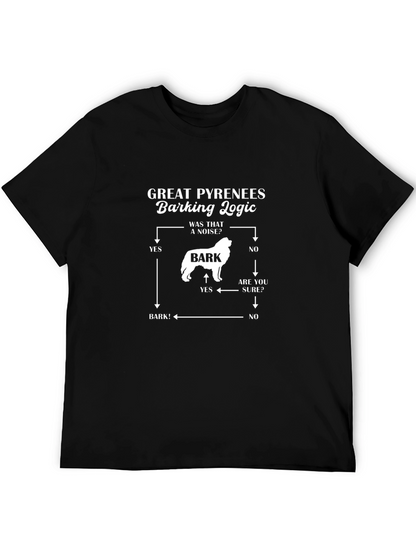 Great Pyrenees Barking Logic T-Shirt