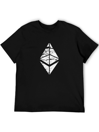 Ethereum Logo Black T-Shirt - Crypto Fashion