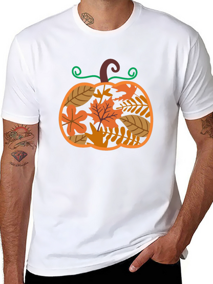 Fall Pumpkin Leaf T-Shirt