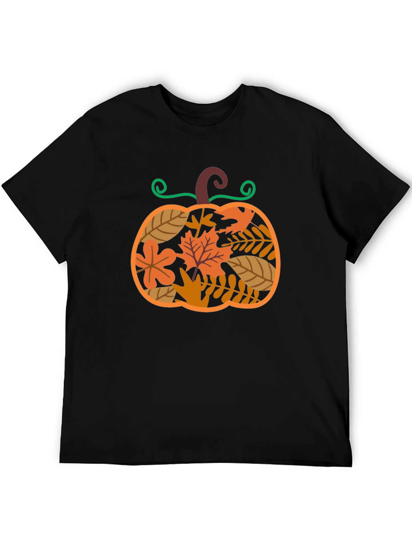 Fall Pumpkin Leaf T-Shirt