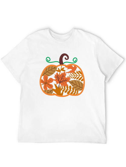 Fall Pumpkin Leaf T-Shirt