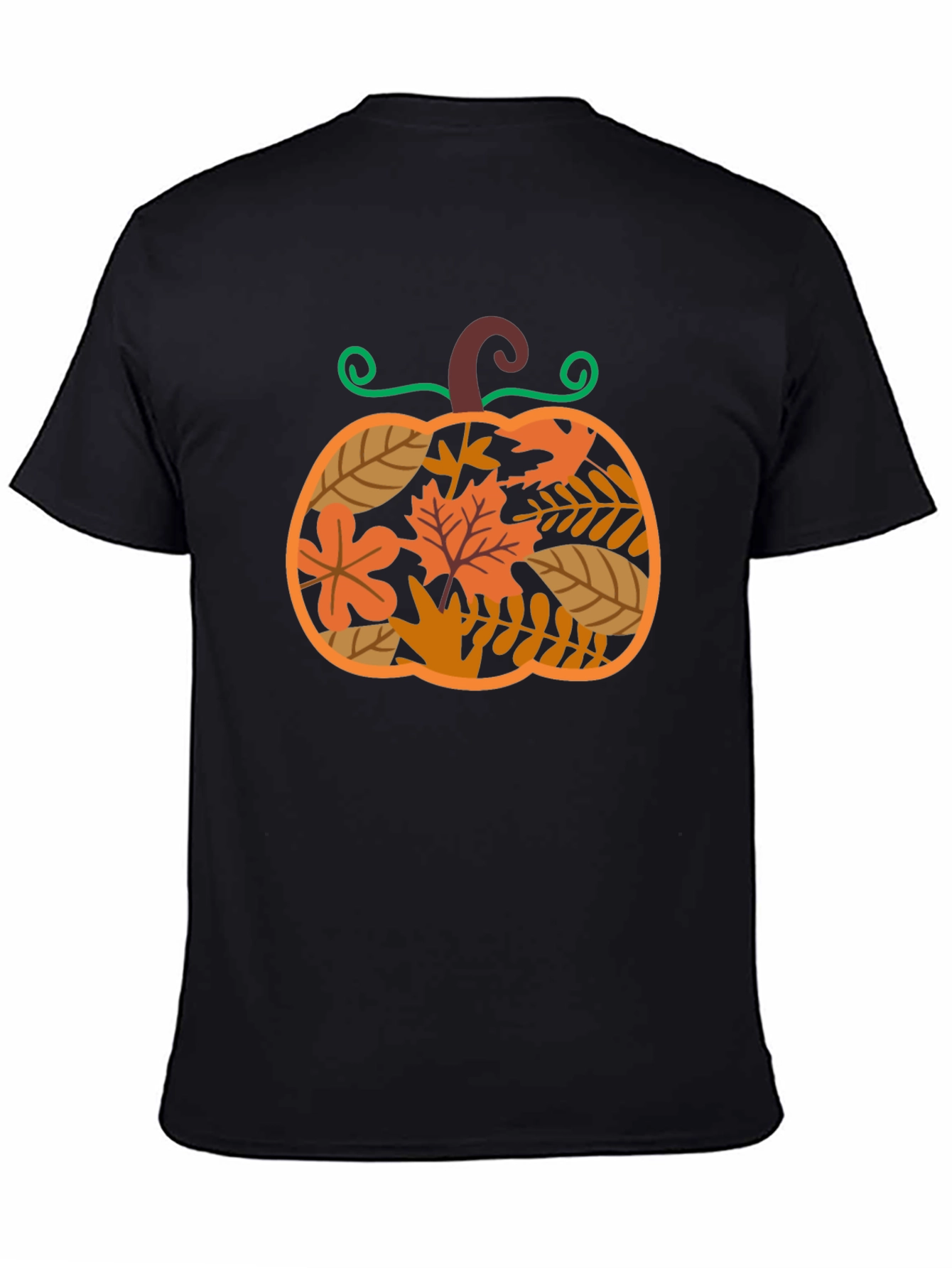 Fall Pumpkin Leaf T-Shirt