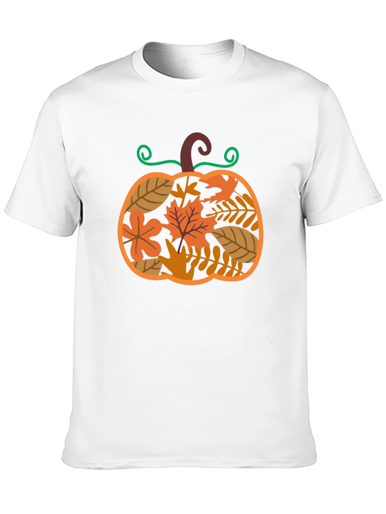 Fall Pumpkin Leaf T-Shirt