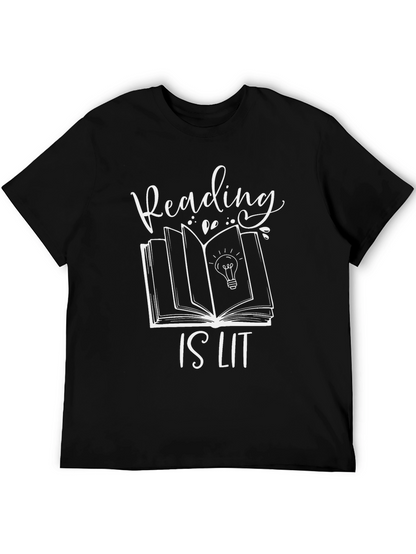 Reading Is Lit T-Shirt - Book Lover Tee
