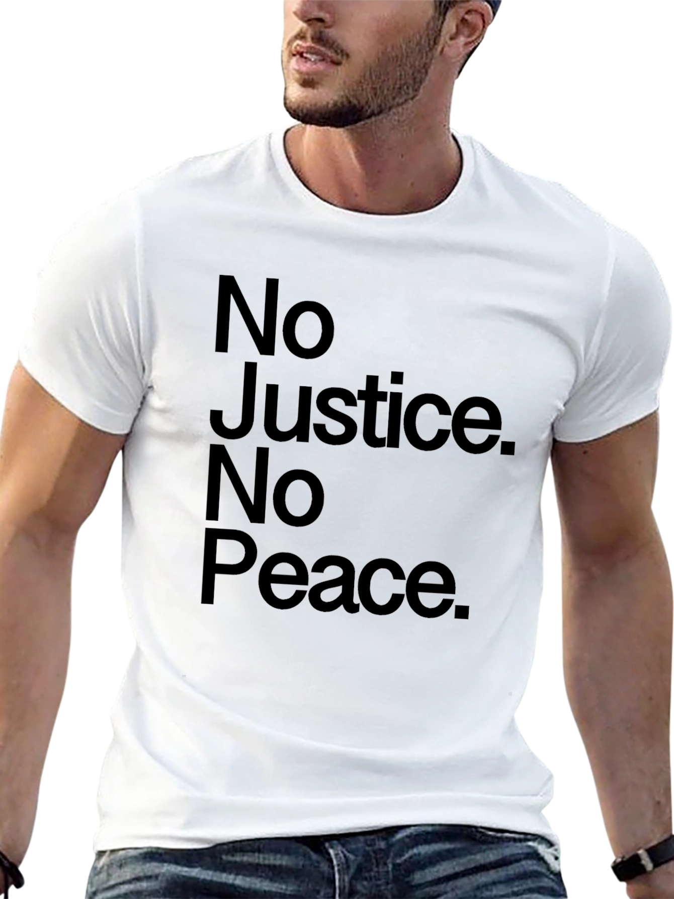 No Justice No Peace Graphic T-Shirt