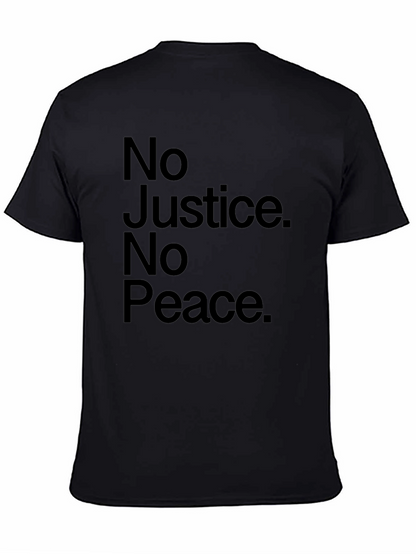 No Justice No Peace Graphic T-Shirt
