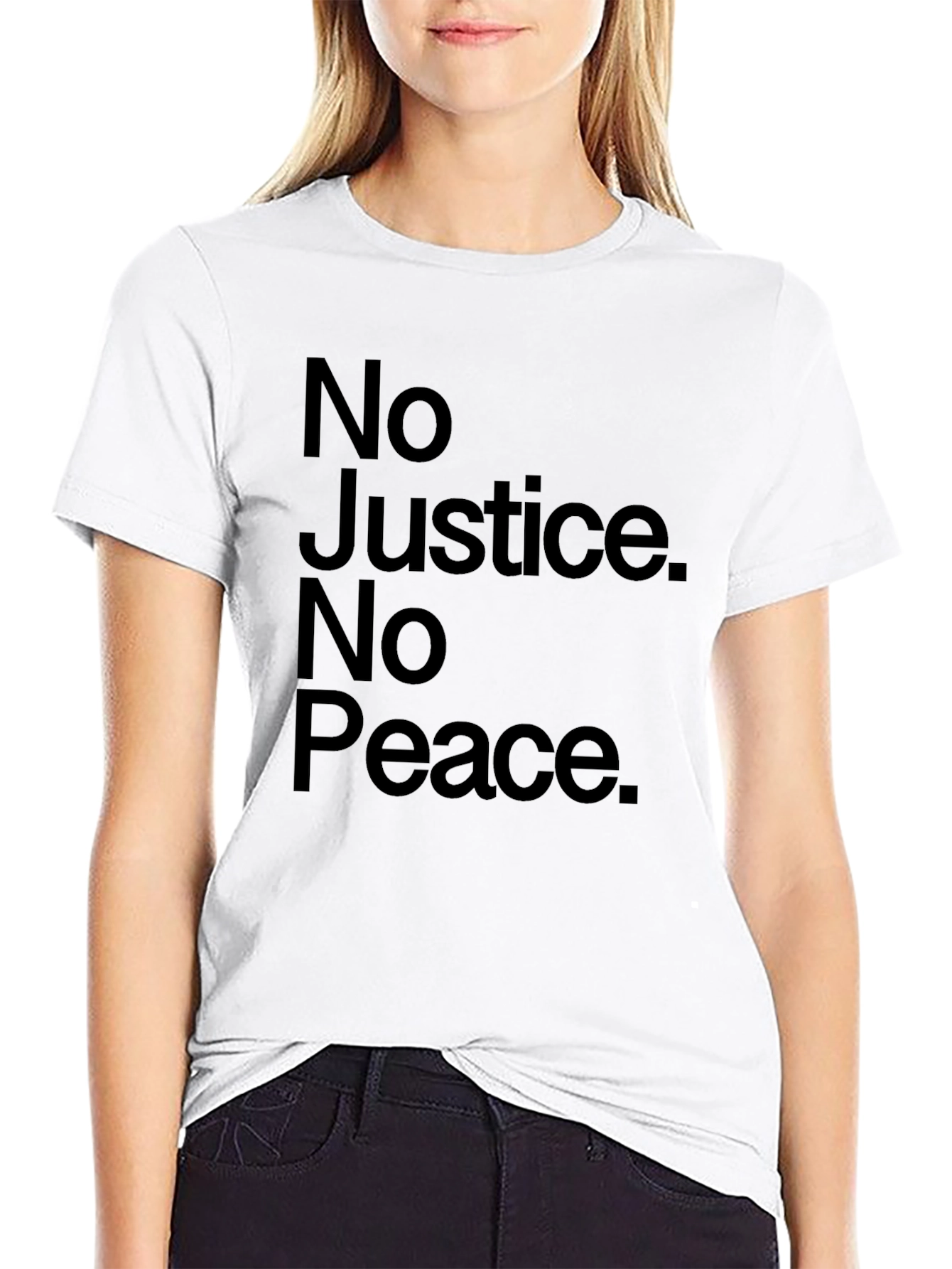 No Justice No Peace Graphic T-Shirt
