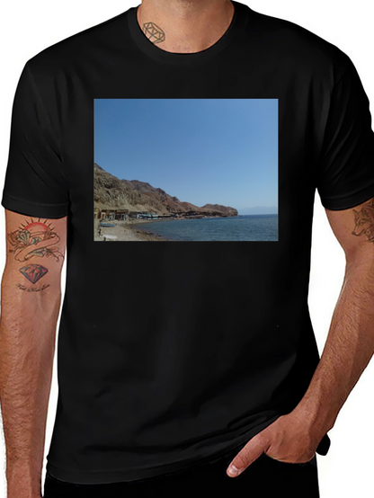 Beach View Graphic Tee - Coastal Style