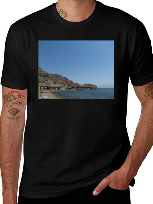 Beach View Graphic Tee - Coastal Style