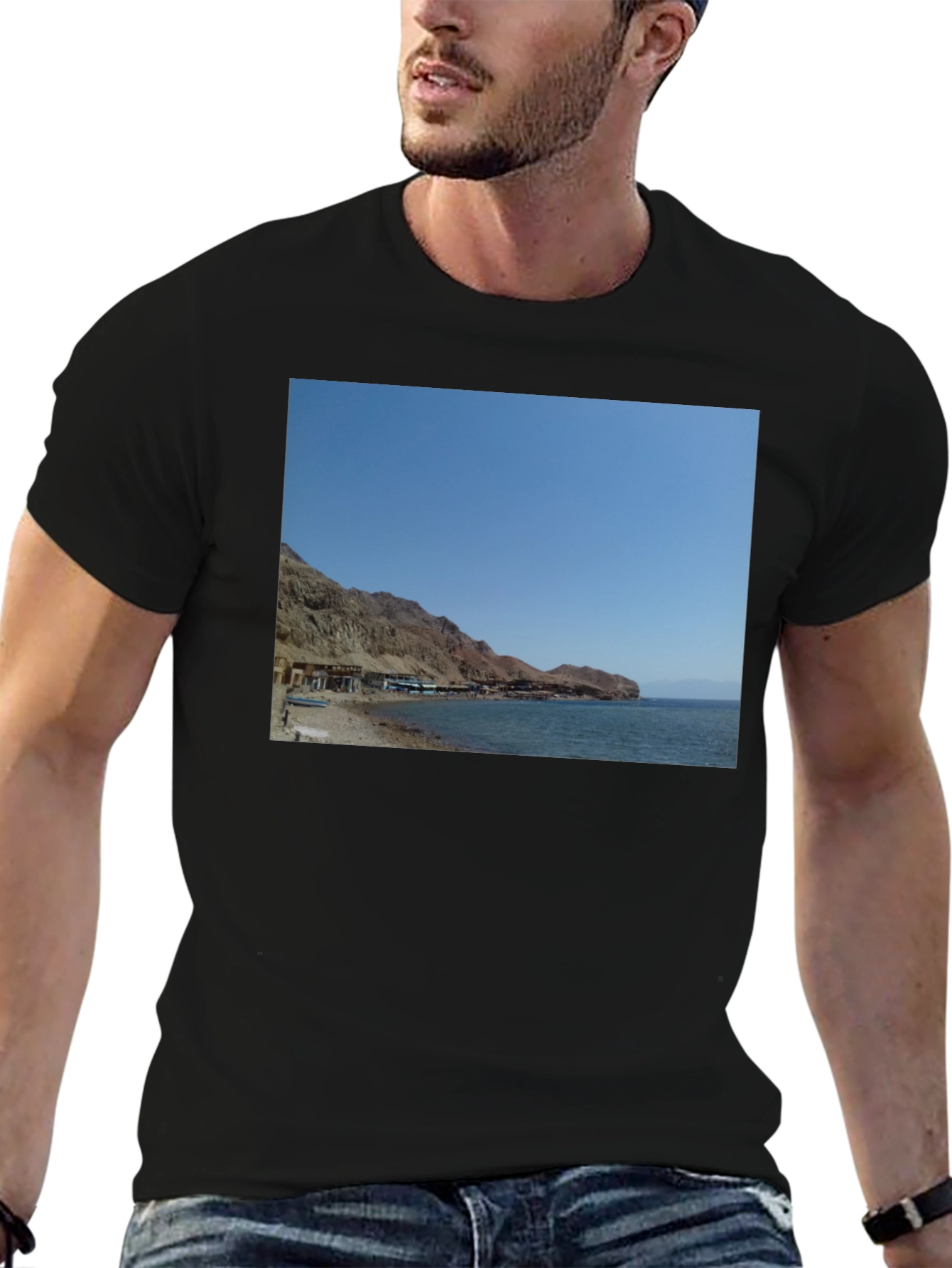 Beach View Graphic Tee - Coastal Style