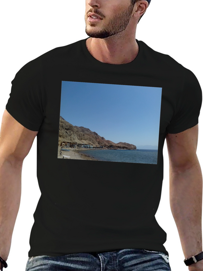 Beach View Graphic Tee - Coastal Style