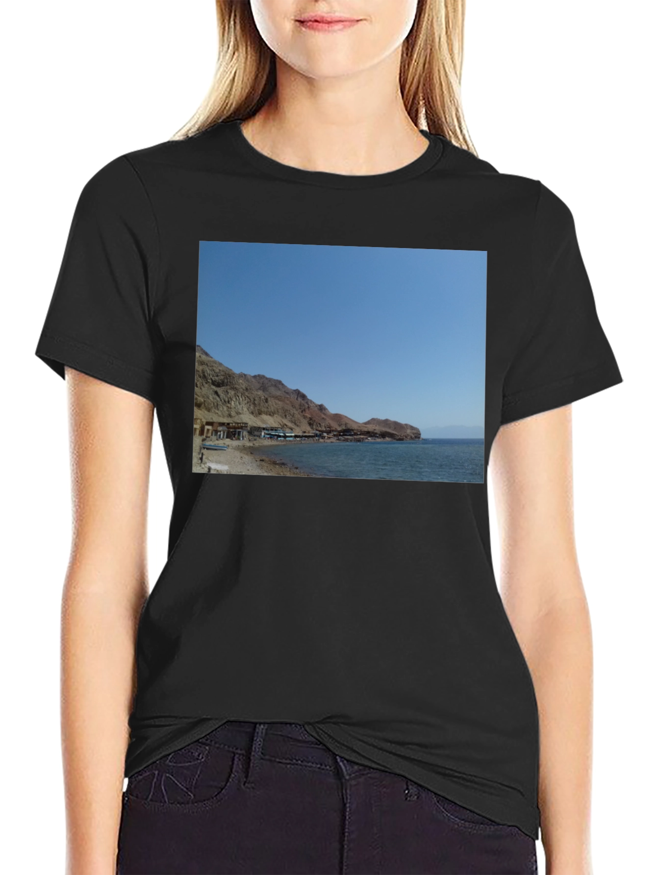 Beach View Graphic Tee - Coastal Style