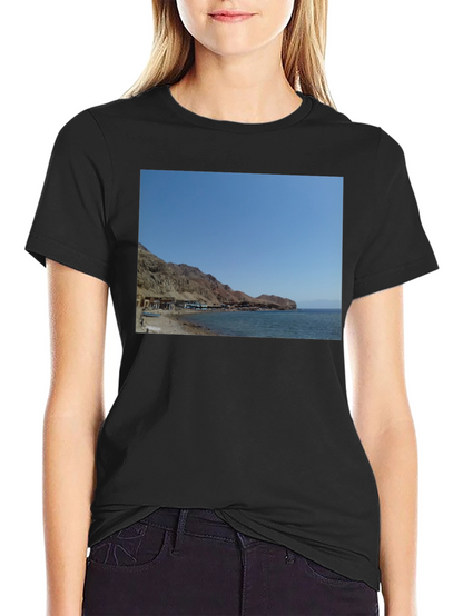 Beach View Graphic Tee - Coastal Style
