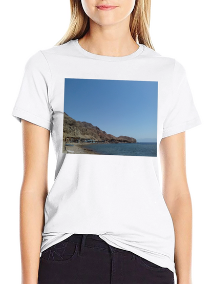 Beach View Graphic Tee - Coastal Style