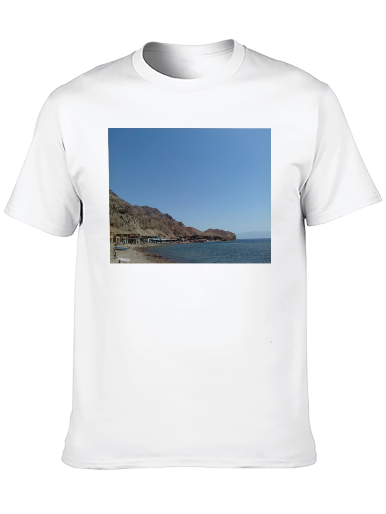 Beach View Graphic Tee - Coastal Style