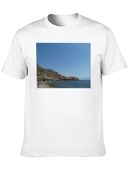 Beach View Graphic Tee - Coastal Style