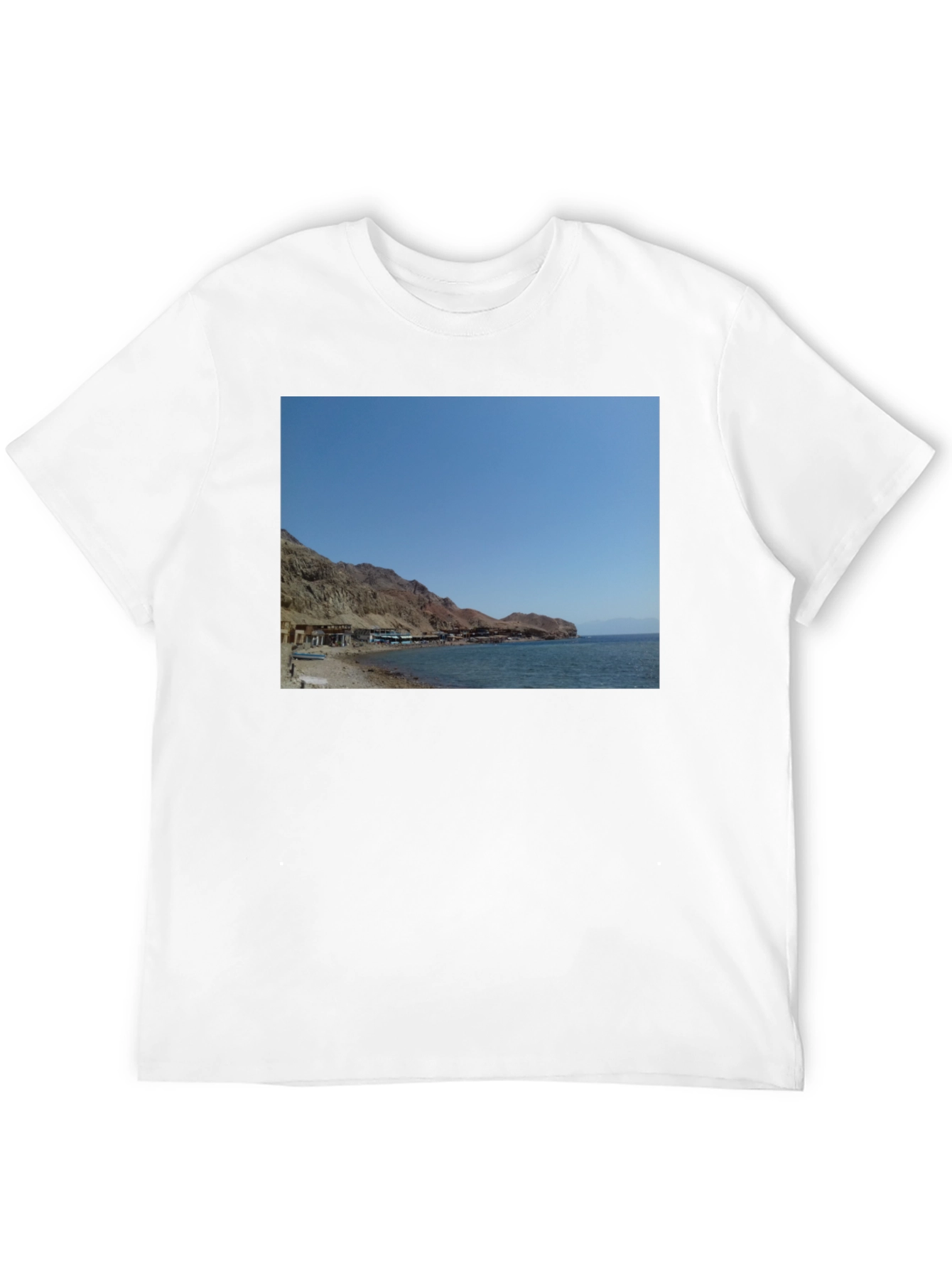 Beach View Graphic Tee - Coastal Style