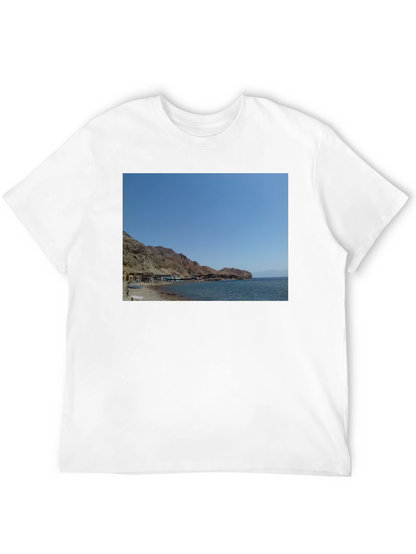 Beach View Graphic Tee - Coastal Style