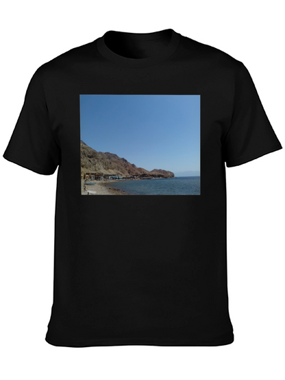 Beach View Graphic Tee - Coastal Style