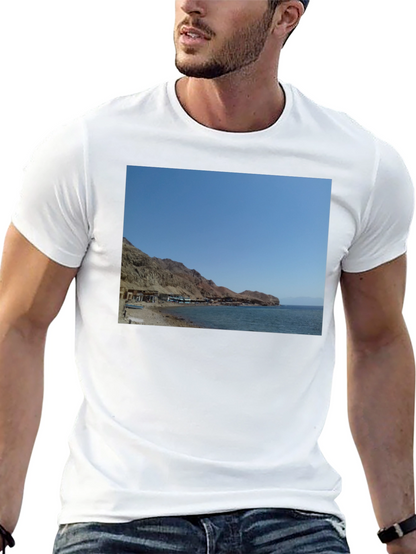 Beach View Graphic Tee - Coastal Style