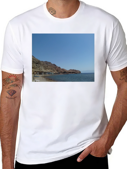 Beach View Graphic Tee - Coastal Style