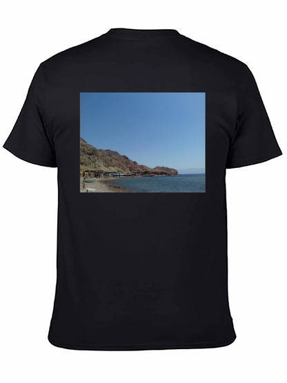 Beach View Graphic Tee - Coastal Style