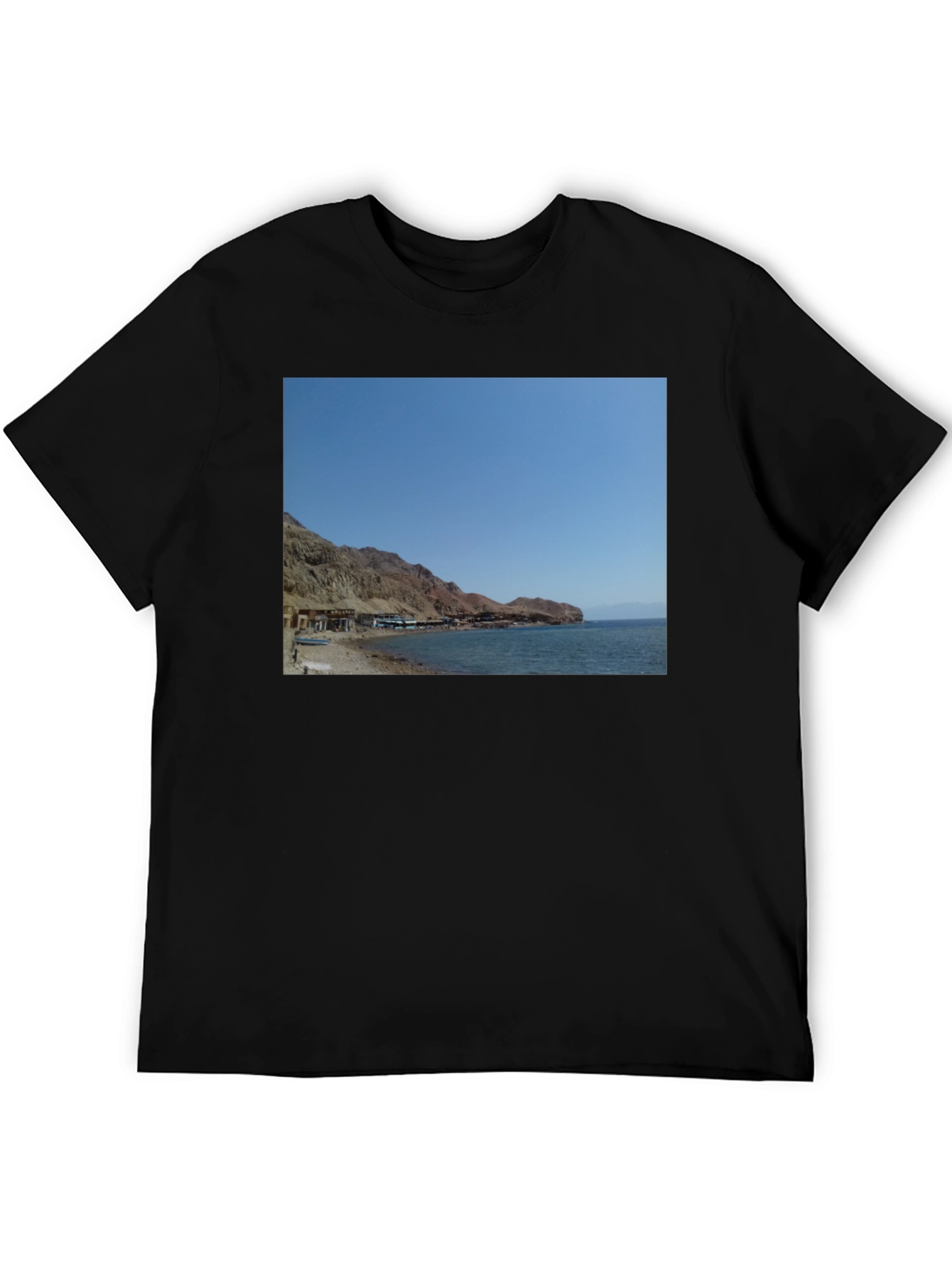 Beach View Graphic Tee - Coastal Style