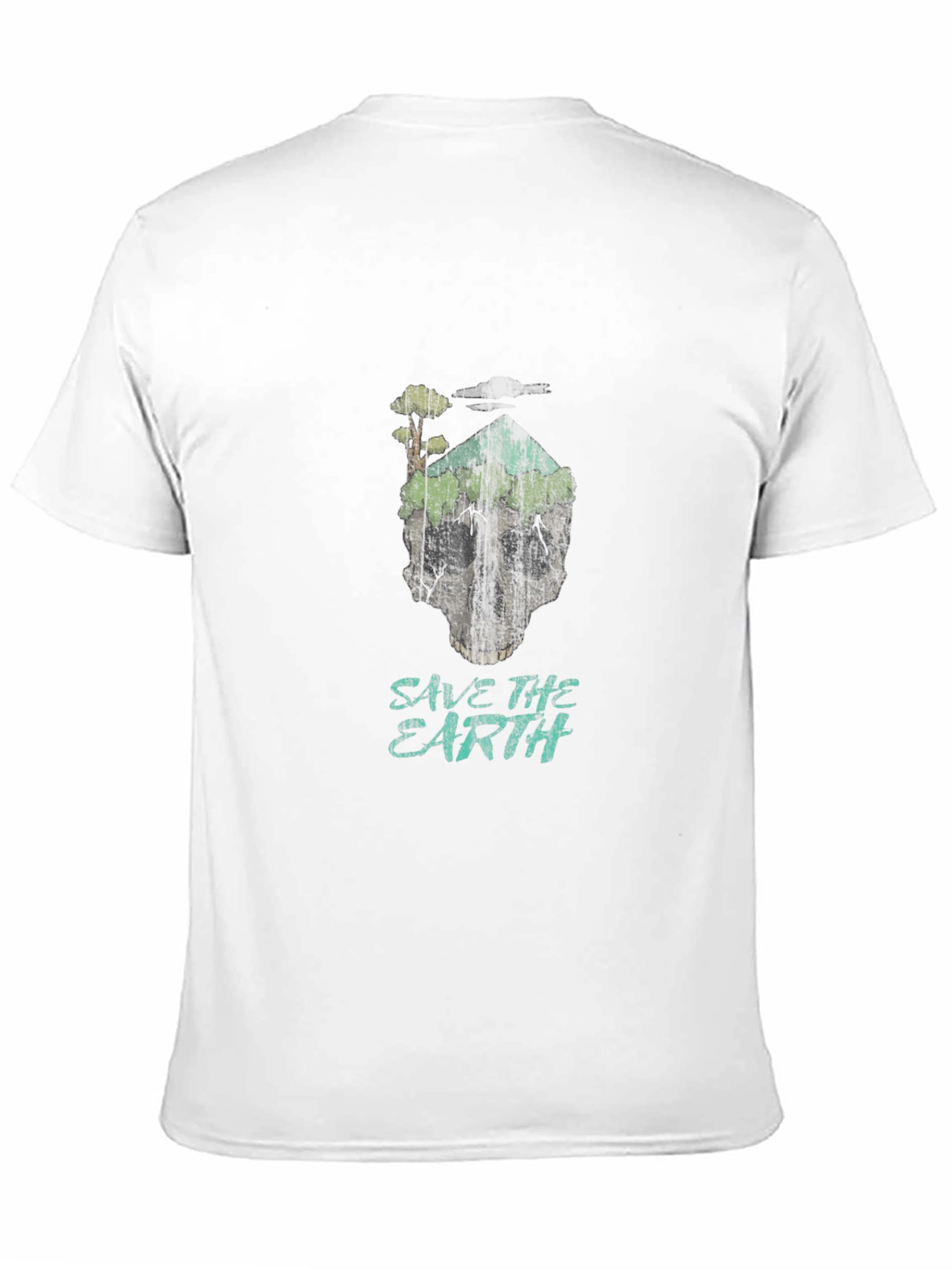 Save the Earth Skull Graphic Tee