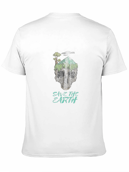 Save the Earth Skull Graphic Tee