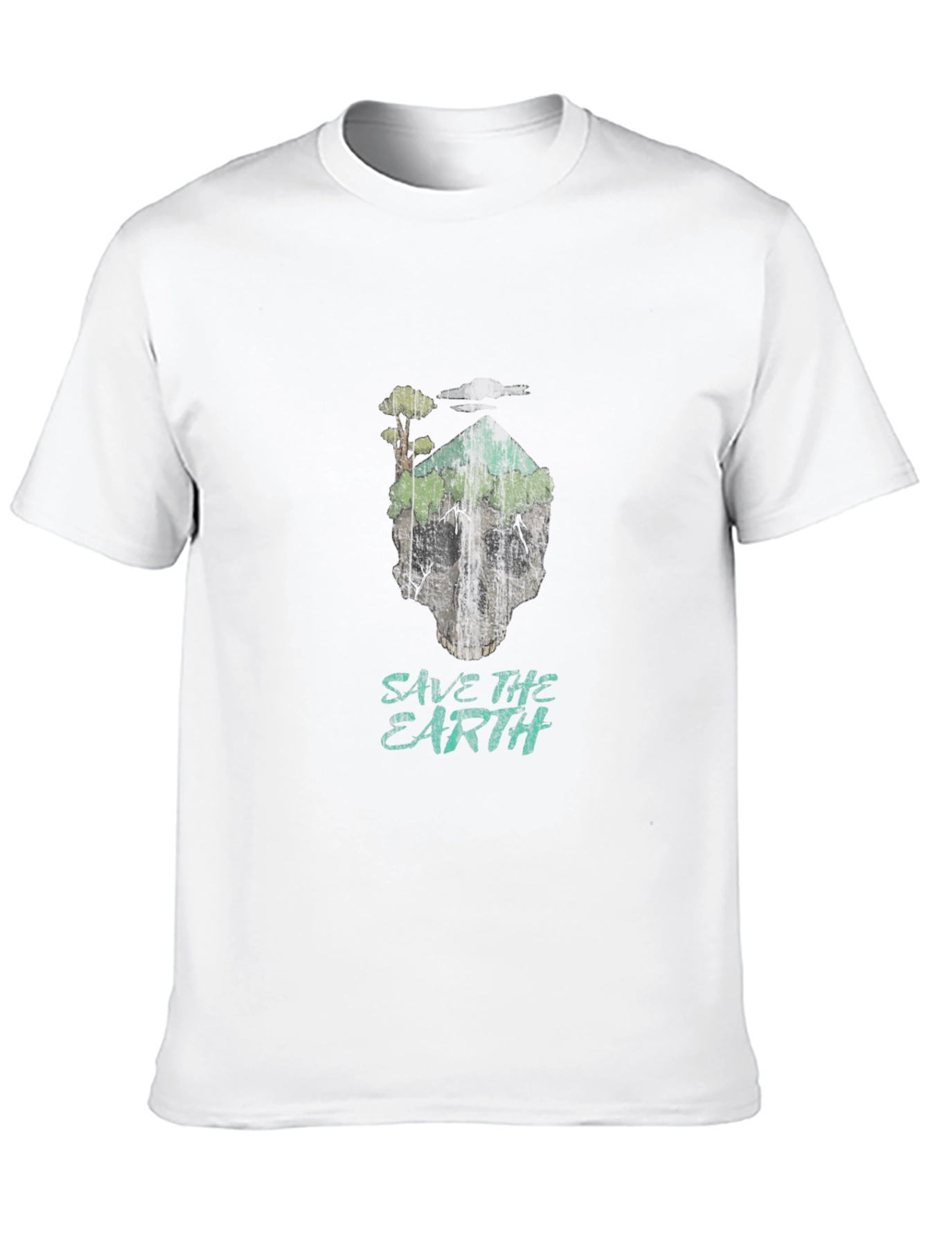 Save the Earth Skull Graphic Tee