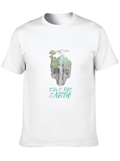 Save the Earth Skull Graphic Tee