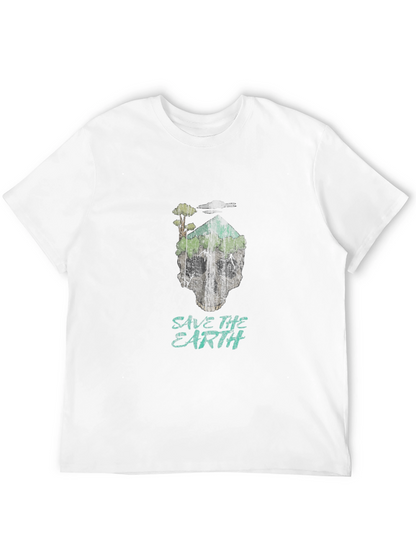 Save the Earth Skull Graphic Tee