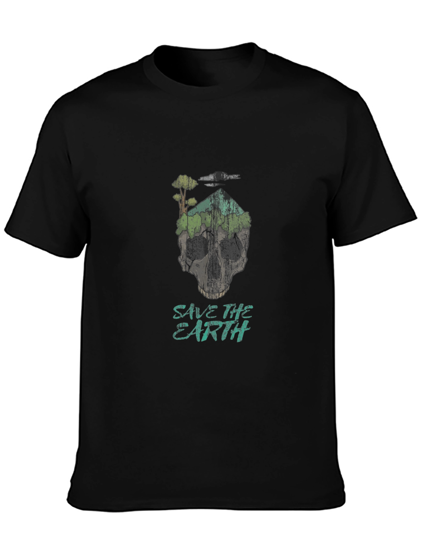 Save the Earth Skull Graphic Tee