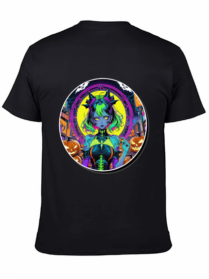 Halloween Anime Girl Graphic Tee