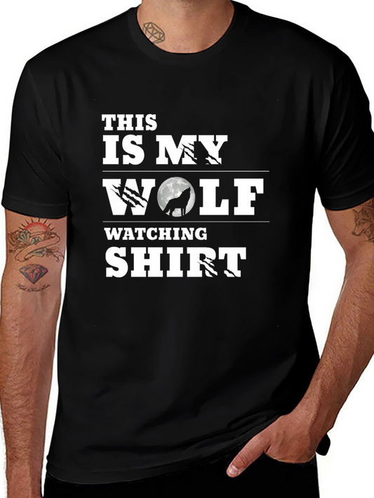 Wolf Watching Shirt - Mens Graphic Tee