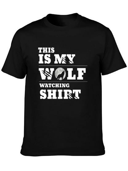 Wolf Watching Shirt - Mens Graphic Tee