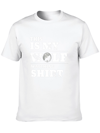 Wolf Watching Shirt - Mens Graphic Tee