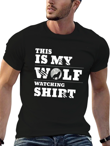Wolf Watching Shirt - Mens Graphic Tee