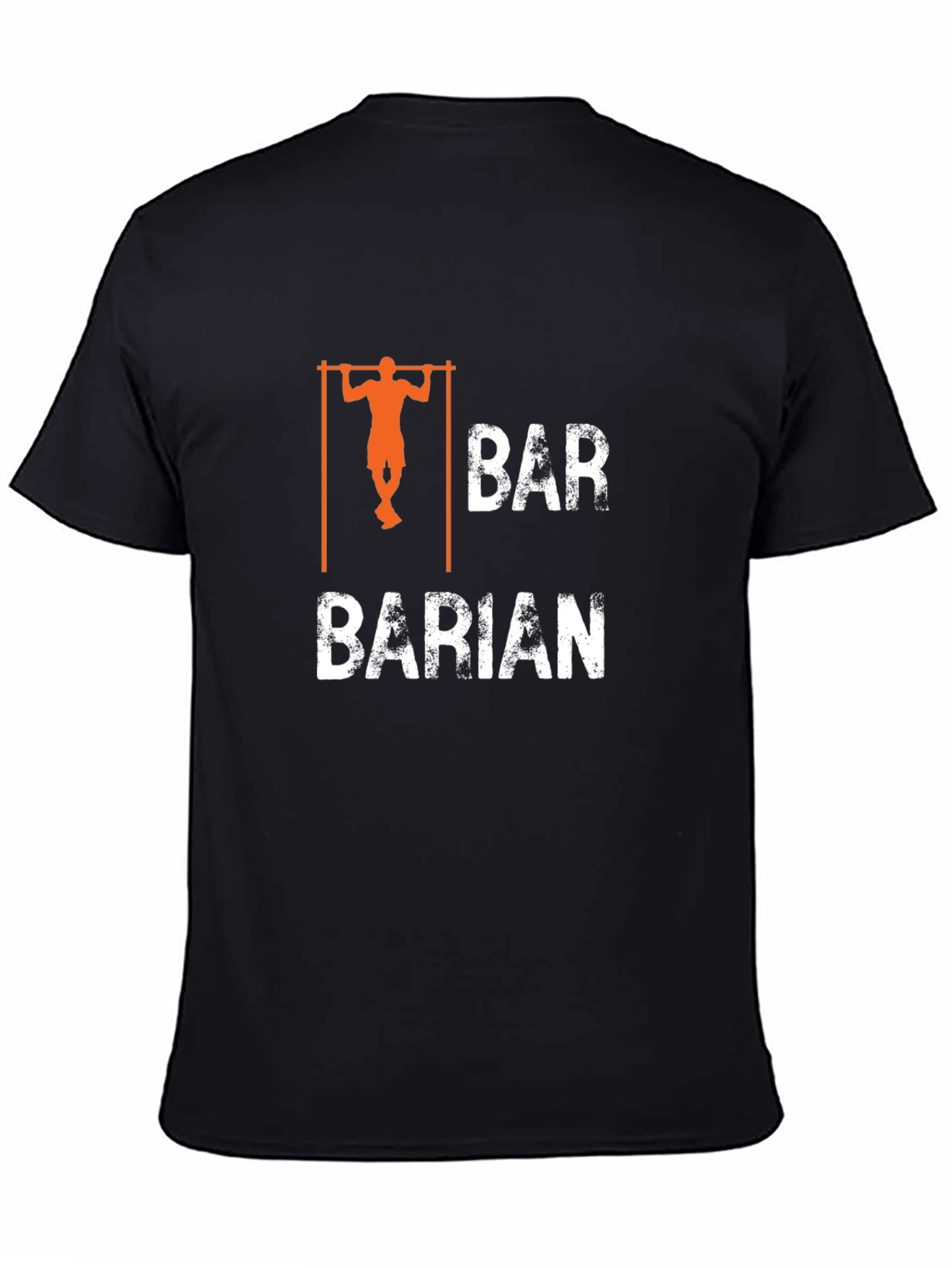 Bar Barian Black T-Shirt - Pull-Up Design