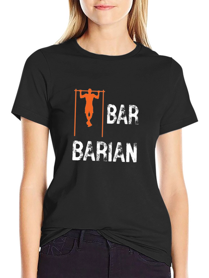 Bar Barian Black T-Shirt - Pull-Up Design